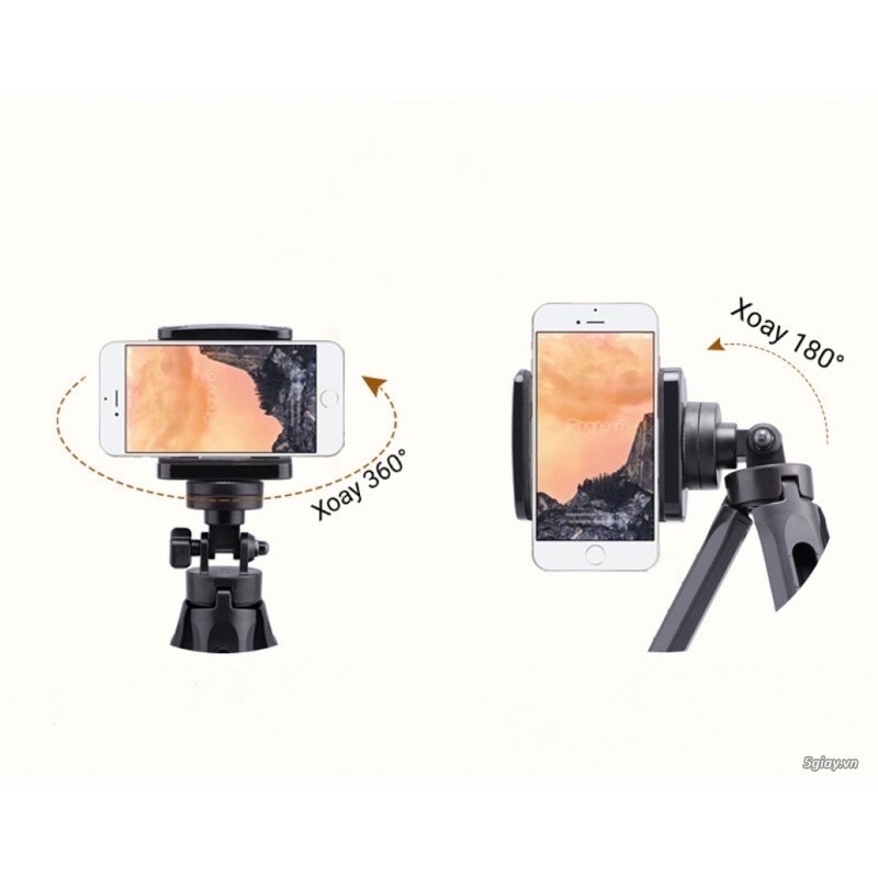 Tripod Support Mini Hỗ Trợ Quay Video Chụp Hình Tiện Lợi Xoay 360