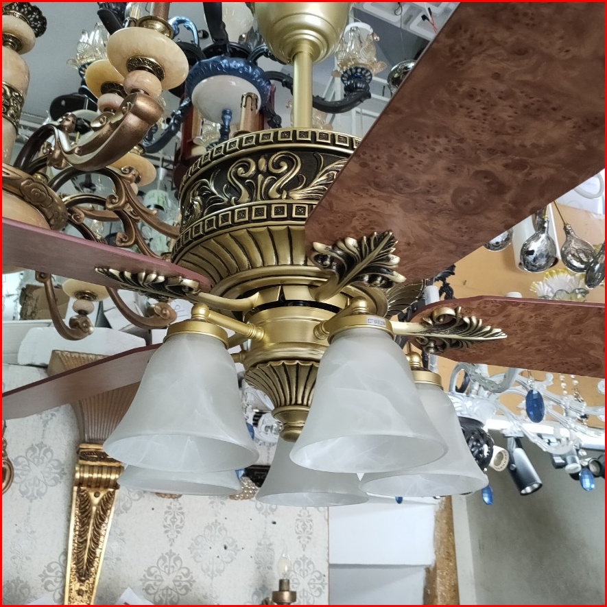 Quạt Trần Đèn Cao Cấp Động Cơ Lõi Đồng Công Xuất 90W Có Điều Khiển Từ Xa-Dendecor247 QT3354 Bảo Hành 5 Năm