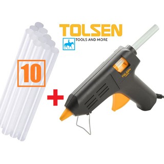 Súng Bắn Keo Điện Keo Đèn Cầy TOLSEN 79105 Tặng 10 Cây Keo