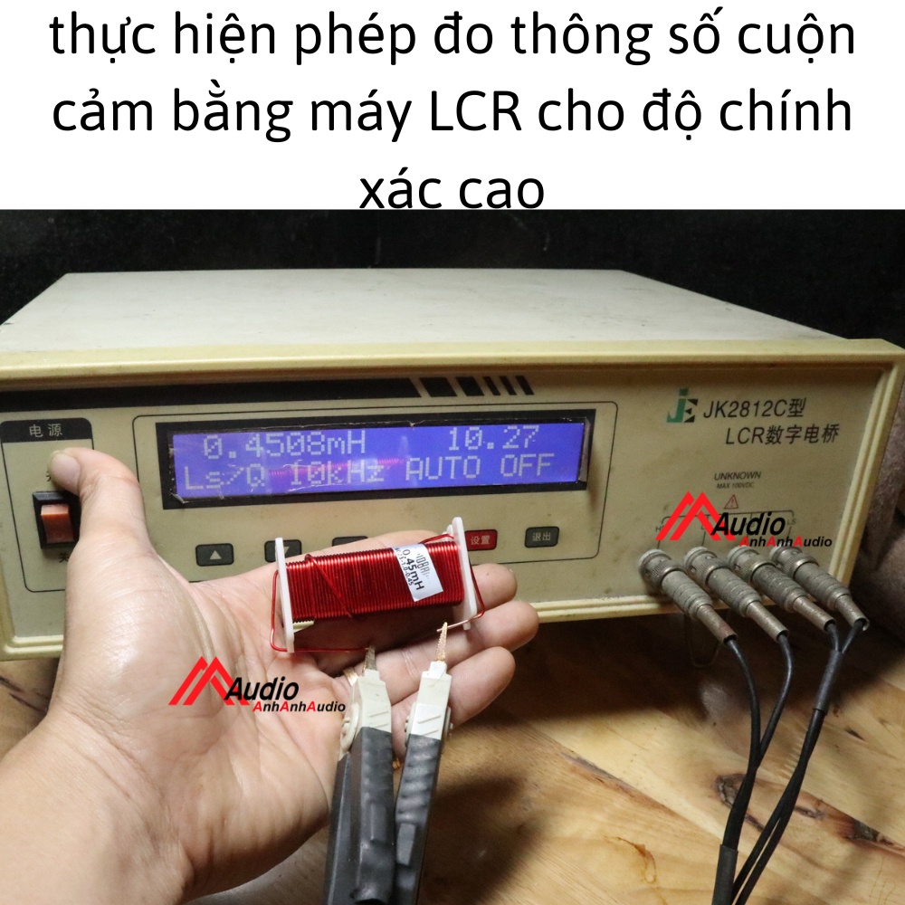 Cuộn cảm 0.55mh dây 1.0mm ,giá 01 cuc