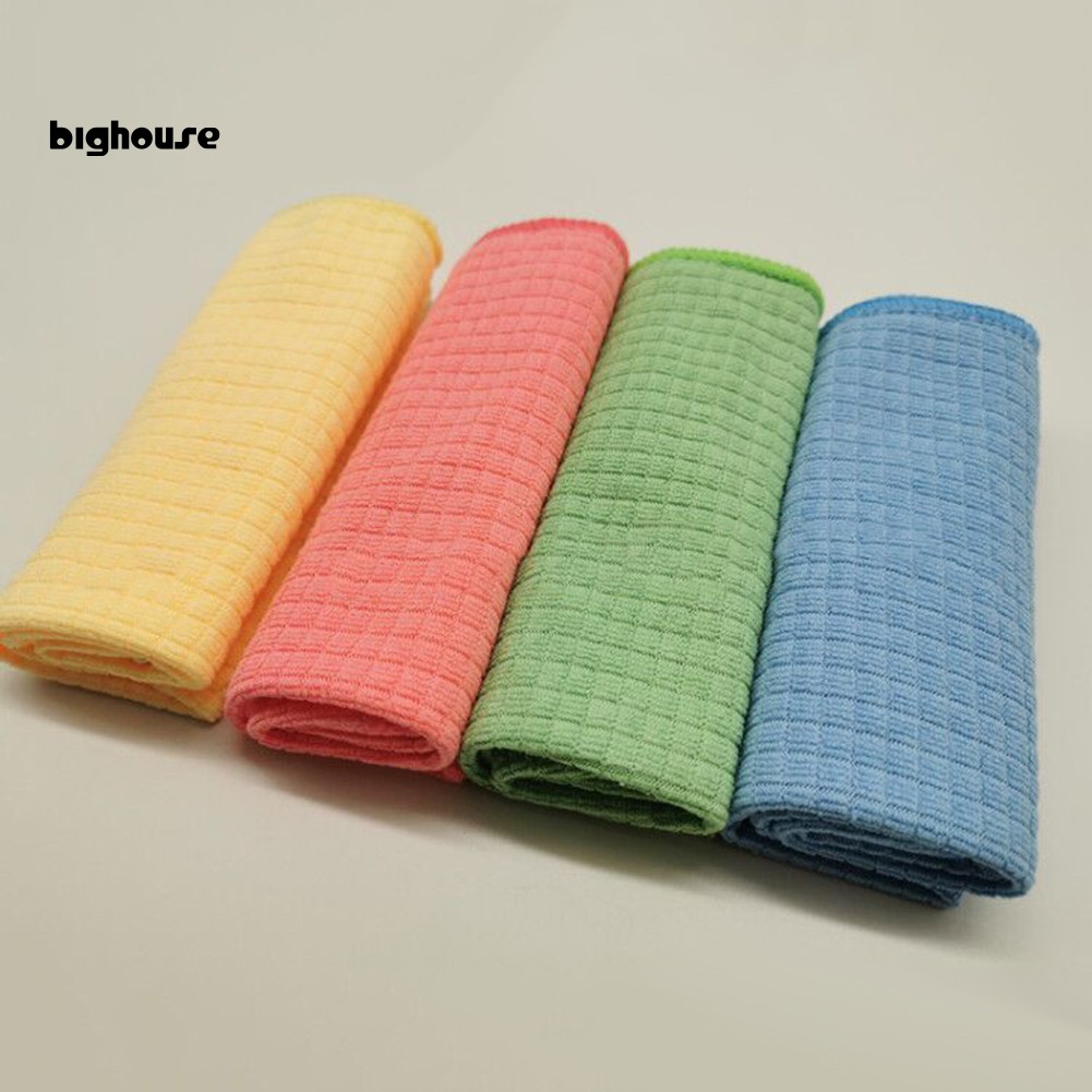 Set 4 Khăn Lau Chén Dĩa Thấm Hút Nước Tốt Tiện Dụng