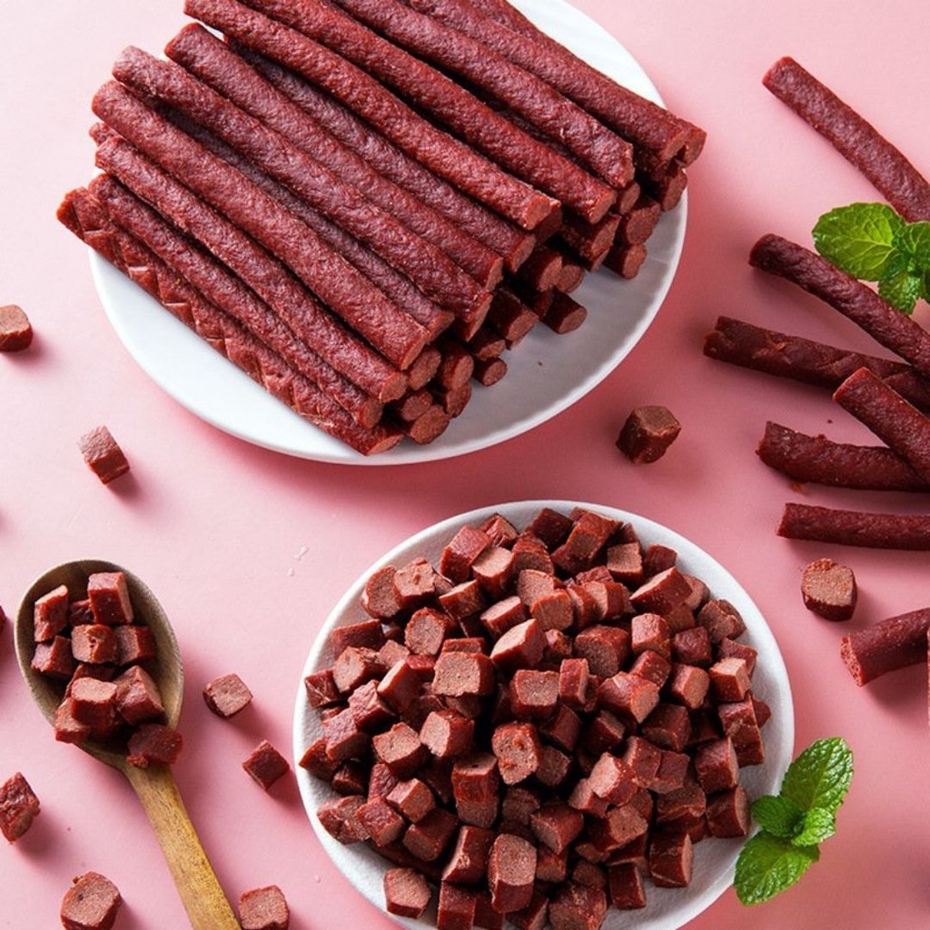 Bánh thưởng cho chó dạng que bò gặm túi 500gr