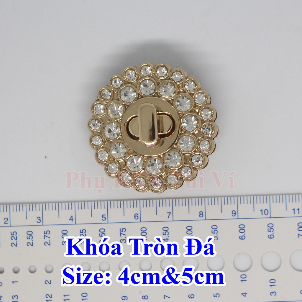 Khóa Tròn Đá 4cm&amp;5cm