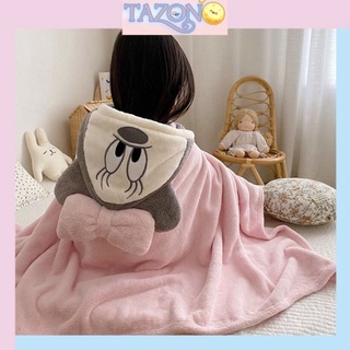 Áo choàng tắm cho bé, khăn tắm có mũ cho bé dùng làm áo choàng giữ ấm cho bé khi ra ngoài