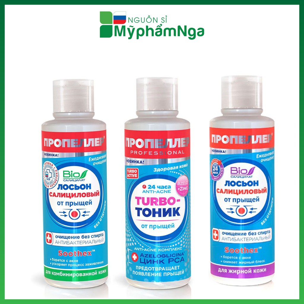 Toner giảm mụn Propeller SOS - Toner Propeller cho da mụn