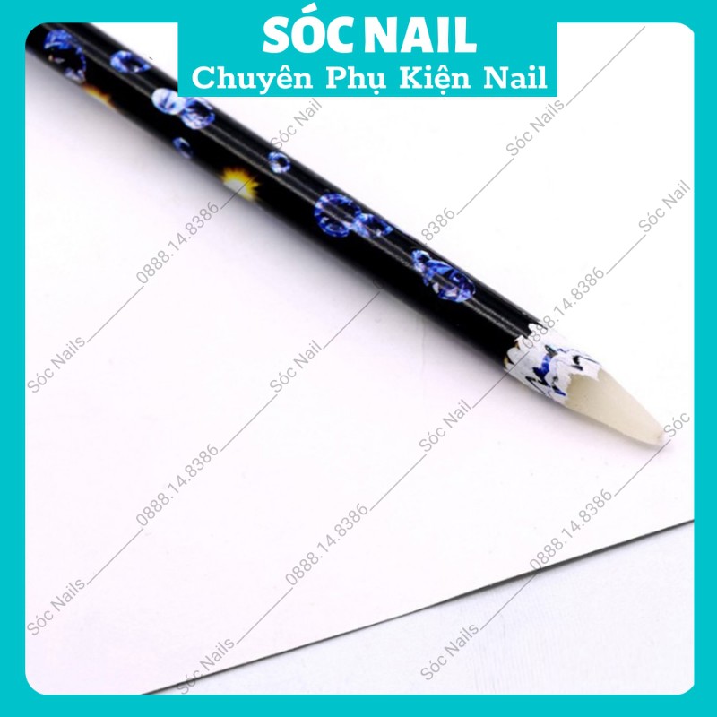 Cây Bút Sáp Nến Đính Đá Nail