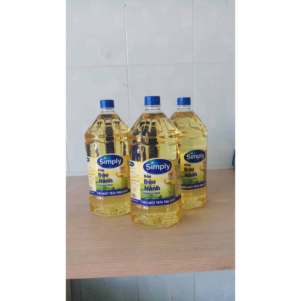 (Chính Hảng ) Dầu Ăn Simly Đậu Nành 1l , 2l ,5l ( cho một trái tim khỏe)