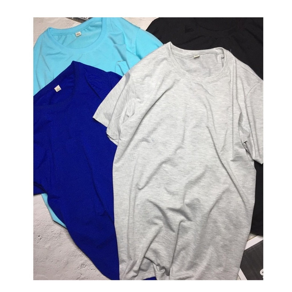 ÁO THUN TRƠN CỔ TRÒN NHIỀU MÀU TAY NGẮN NAM NỮ N8M6