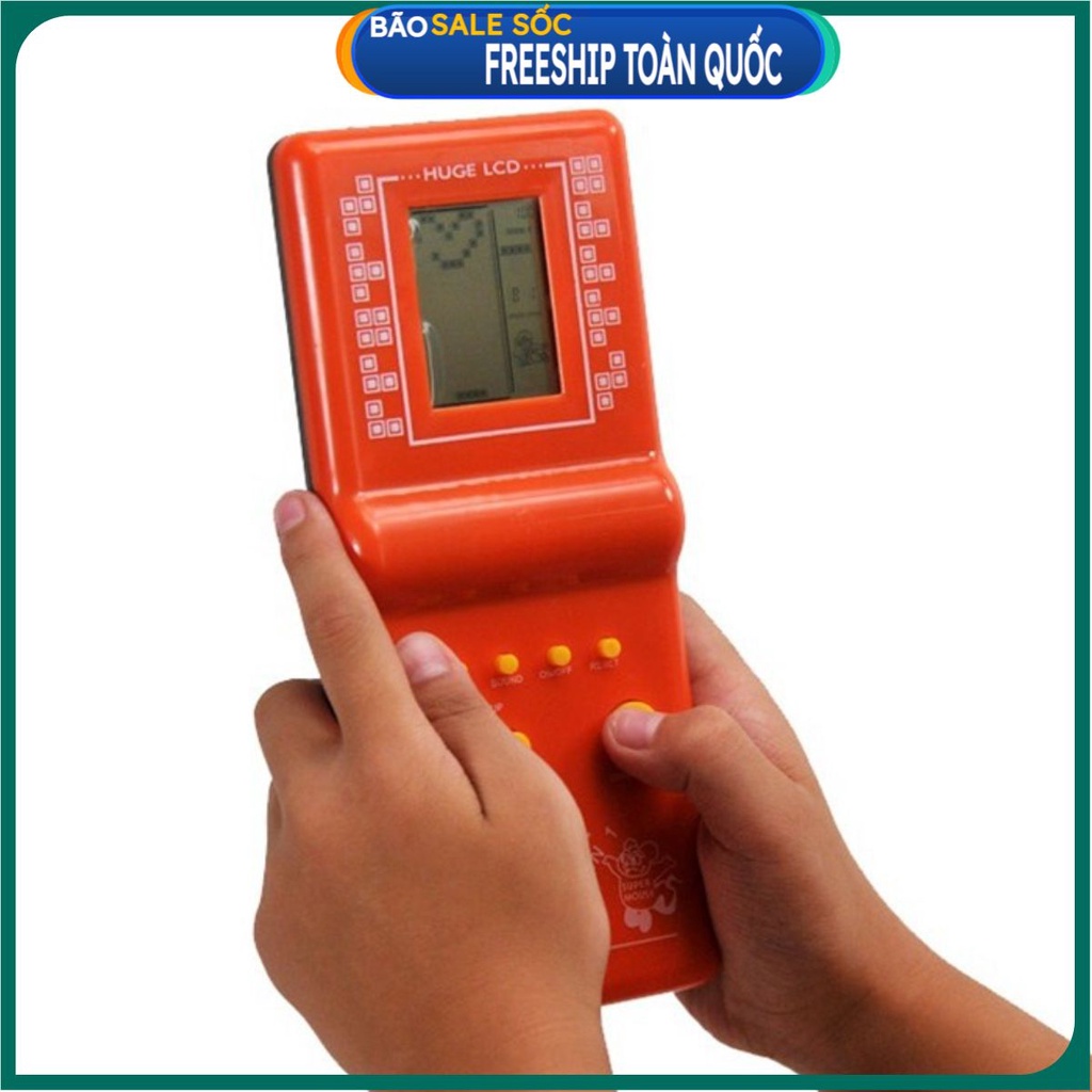 (Video Review) Máy ĐIỆN TỬ XẾP HÌNH Cầm Tay Thần Thánh - Trò Chơi Game 4 Nút Tuổi Thơ Trẻ Em