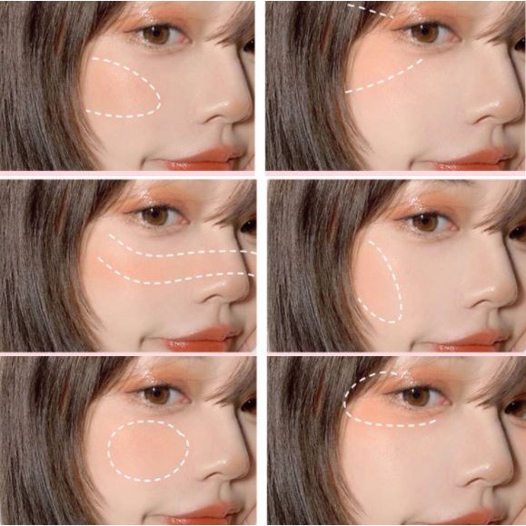 Phấn má hồng Lameila gốm Vitality Blush nên màu tự nhiên chính hãng nội địa Trung