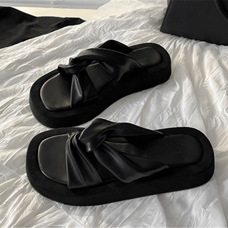 Dép quai hậu nữ dép quai ngang giày sandal