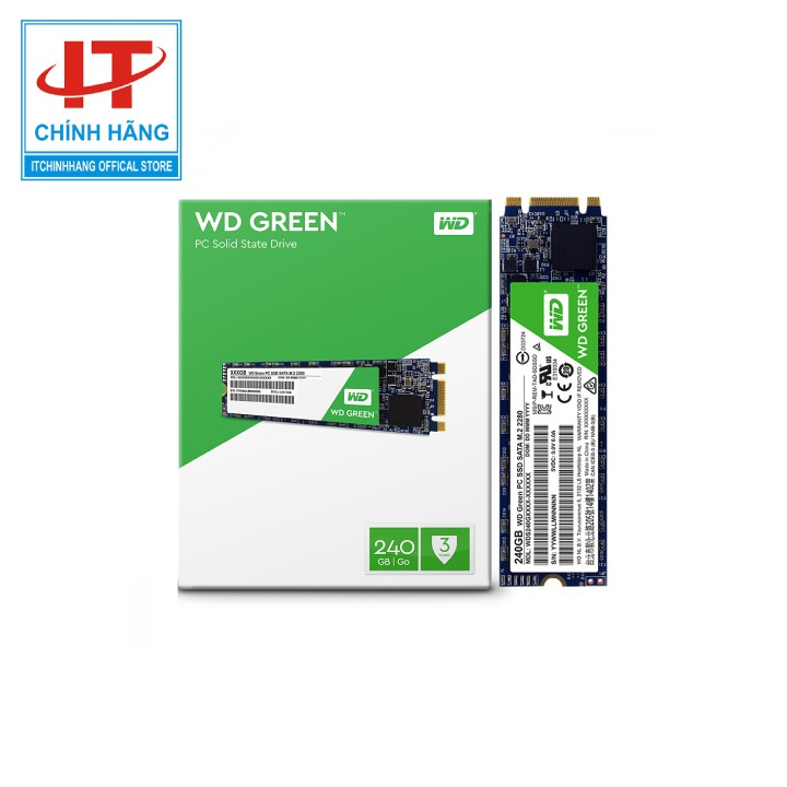 Ổ cứng SSD 240GB WD Green M2 Chính Hãng Minh Thông