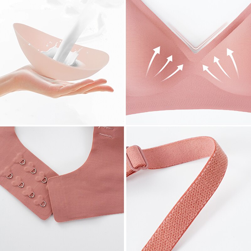 Áo ngực FINETOO nâng ngực không đường may mềm mại