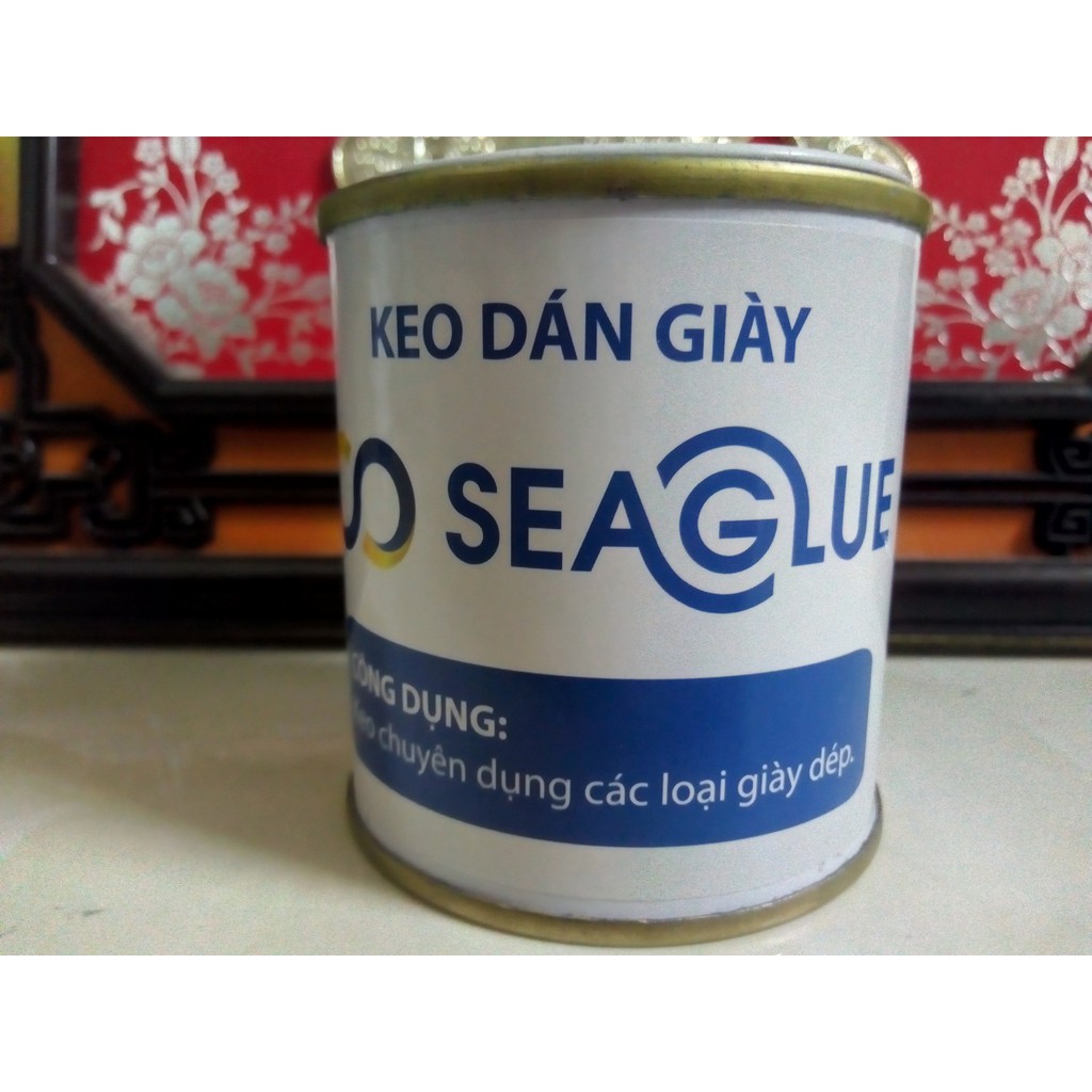 Keo Dán Giày Seaglue 300Gram, Bám Dính Chắc, Chịu Nước, Bền, Dẻo Sau Khi Dán.