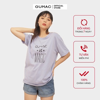 Áo thun nữ tay lật Kindness GUMAC ATA419