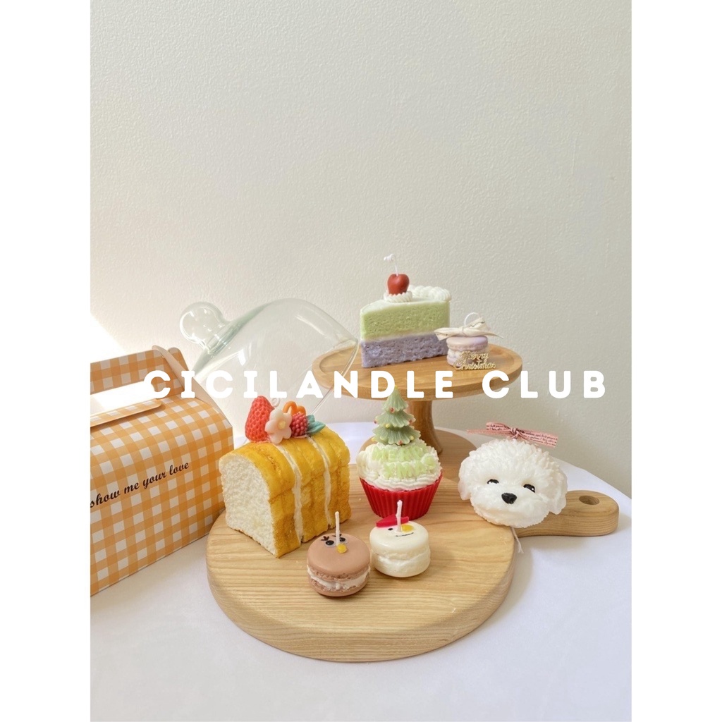 Nến thơm các loại bánh ngọt Sinh cực xinh luôn CICILANDLE CLUB