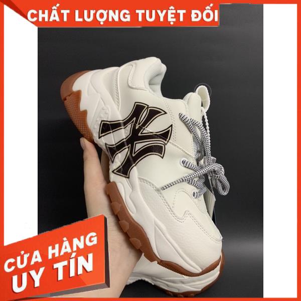 (FREESHIP + ẢNH THẬT 1.1) Giày 𝐌𝐋𝐁 Hàn Quốc NY đen đế nâu
