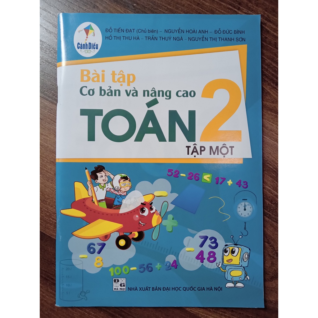 Sách - Combo Bài tập cơ bản và nâng cao toán 2 (Tập 1+Tập 2) - Cánh diều