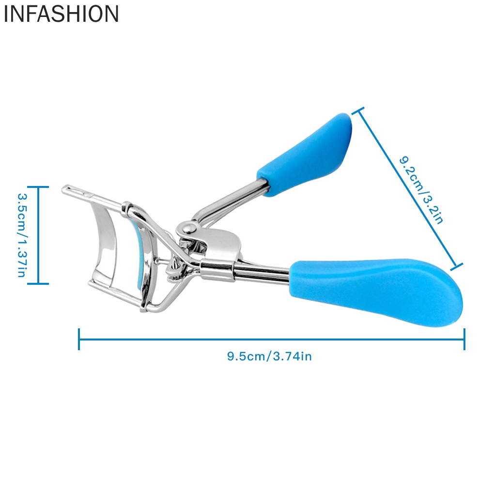[Hàng mới về] Dụng cụ bấm cong mi bằng thép không gỉ chống trượt 2 màu tùy chọn