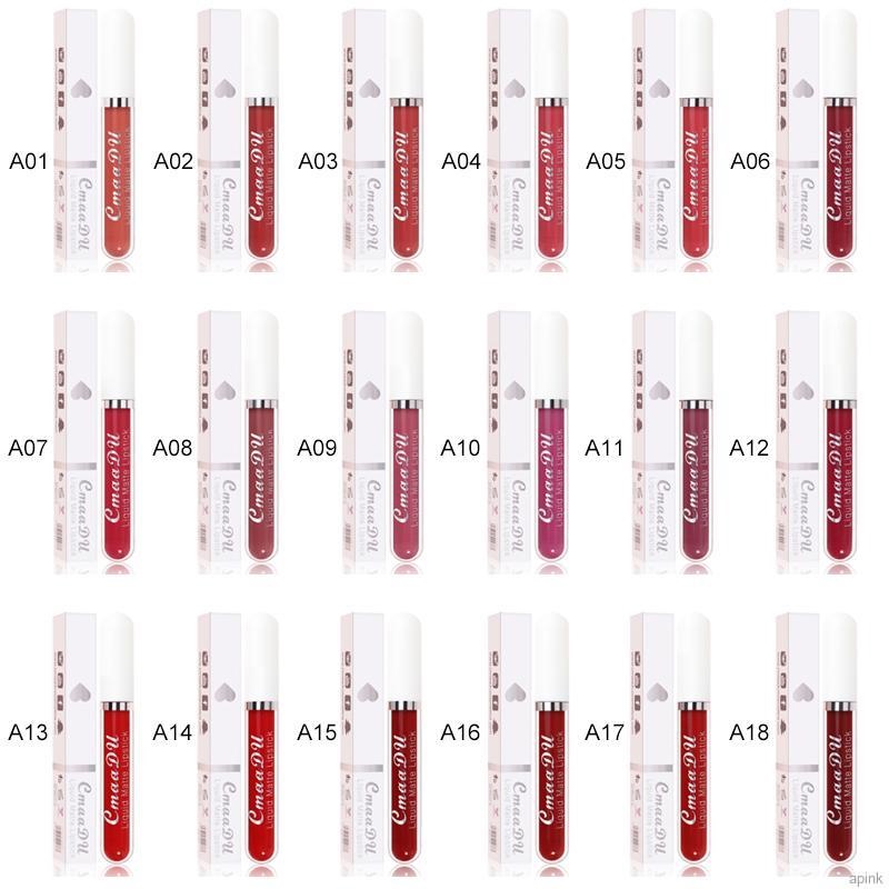 [Hàng mới về] Son kem lì mịn mượt như nhung kháng nước và lâu trôi 18 màu tùy chọn độc đáo