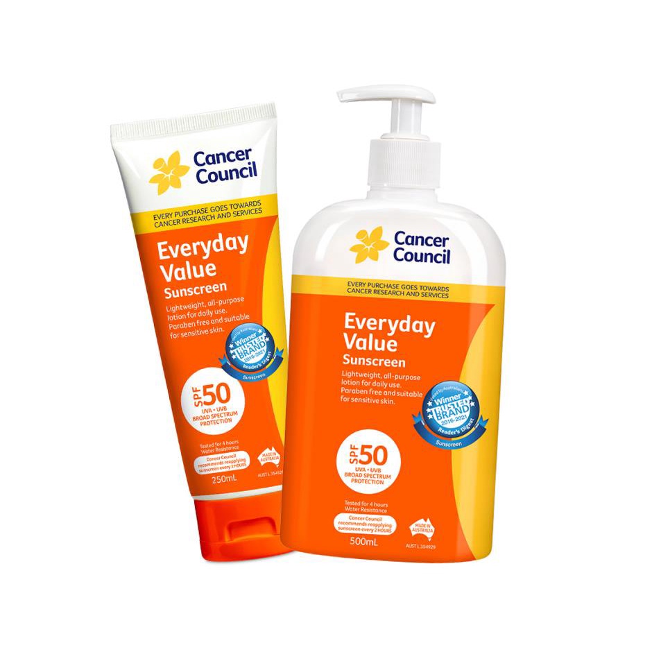 Kem chống nắng hàng ngày Cancer Council Everyday Value Sunscreen SPF50+
