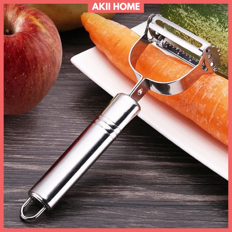 Nạo Rau Củ Quả Inox Cao Cấp Siêu Sắc Đa Năng 2 in 1 NB03
