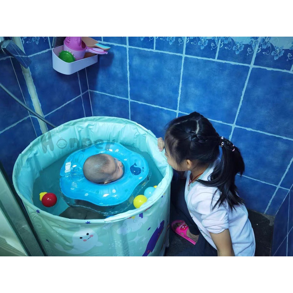 Bể bơi thành cao Honper cho bé sơ sinh, hồ bể bơi chính hãng