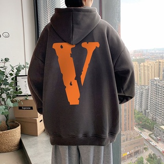 Áo Hoodie dài tay in chữ V thời trang cho nam size M-5XL