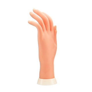 Tay giả silicon học làm nails