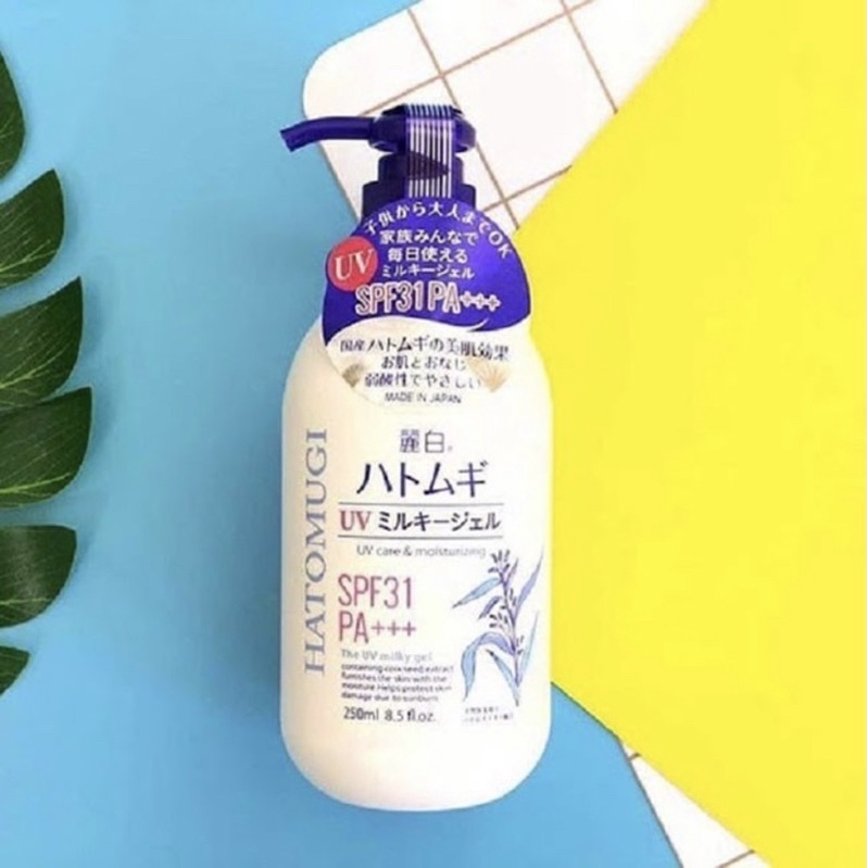 Sữa Dưỡng Thể Chống Nắng Hatomugi SPF31 PA+++ Nhật Bản | BigBuy360 - bigbuy360.vn