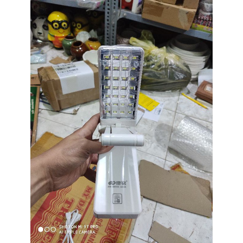 Đèn LED 6657C đa năng kẹp bàn, để bàn - 24 bóng led (giá sỉ)