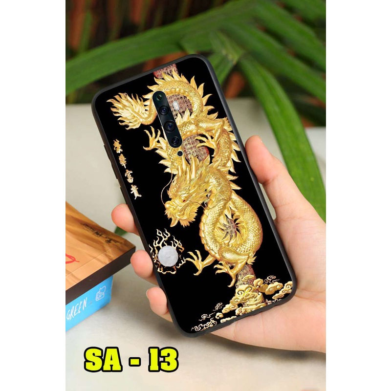 Ốp lưng 12 con giáp - Ốp in cho Oppo Reno 2 - Reno 2Z - Reno 2F trên mặt lưng kính sáng bóng