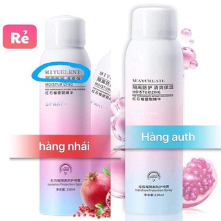Xịt dưỡng ẩm trắng da Maycreate 150ml