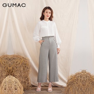 Áo sơ mi nữ cổ trụ túi mổ AA10115 GUMAC