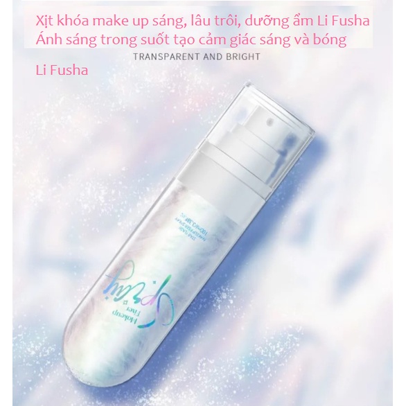 🧜🏻‍♀️Xịt Khóa ⛲️ Makeup Li Fusha 24k Makeup Setting Spray 🐾 Lâu Trôi Dưỡng Ẩm và Kiểm Soát Dầu 🪐 Bắt Sáng ✨  Nhẹ | BigBuy360 - bigbuy360.vn