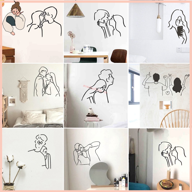 Sticker Dán Tường Chống Thấm Nước Dùng Trang Trí Nhà