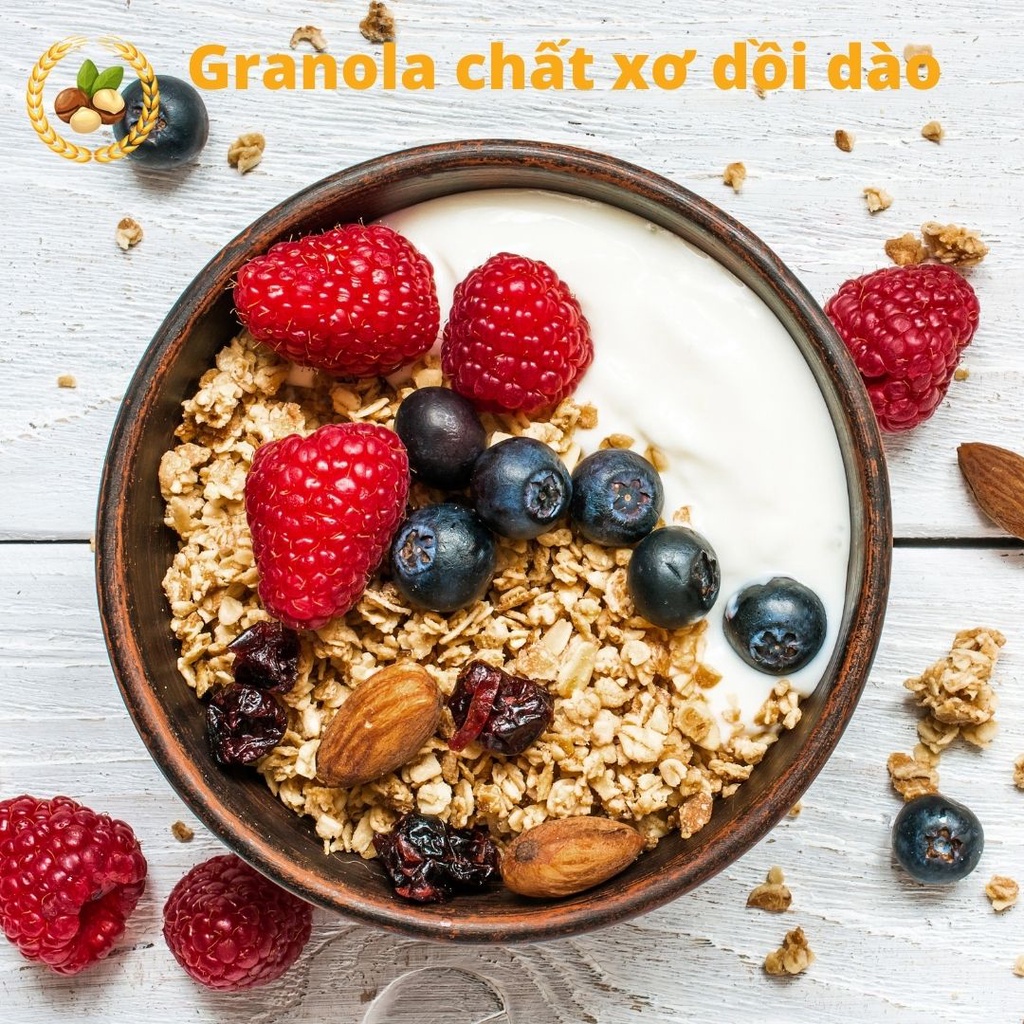 Granola ăn kiêng có hạt chia Úc, ngũ cốc giảm cân nhiều hạt - Ngũ cốc Granola quaker