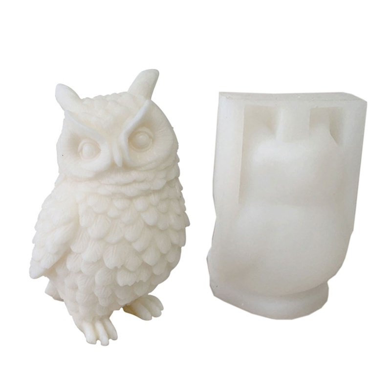 Khuôn Silicone Tạo Hình Chim Cú 3D Trang Trí Tiệc Cưới / Sinh Nhật DIY