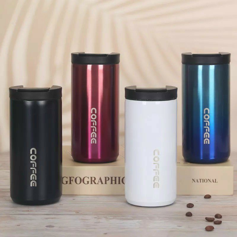 Cốc Giữ Nhiệt COFFEE Ly Giữ Nhiệt Inox 304 Chống Đổ Đựng Nước Nóng Nước Lạnh Giữ Nhiệt An Toàn Sức Khỏe