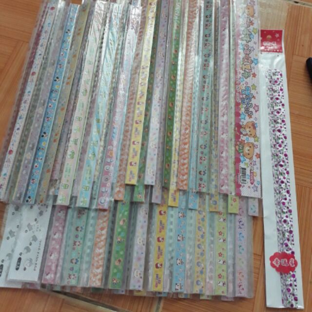 10 lố giấy xếp sao 31k