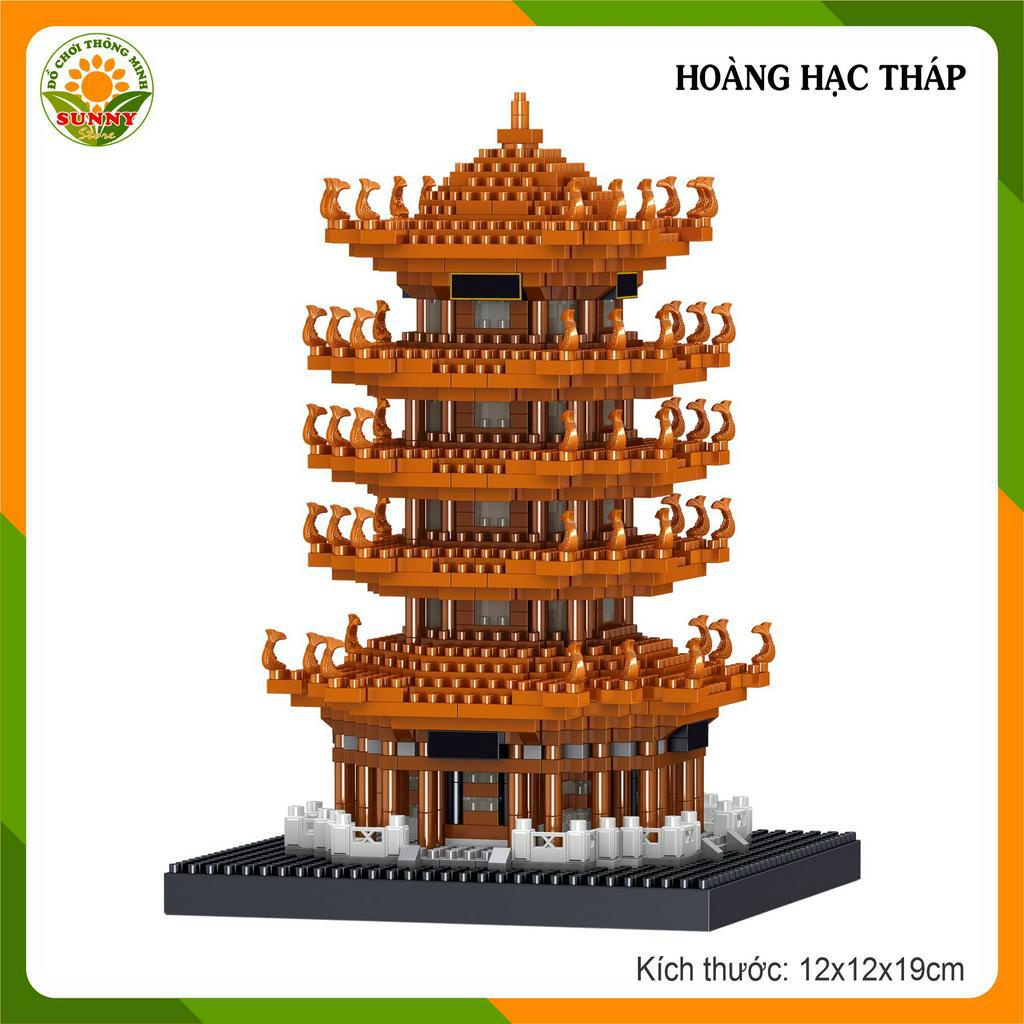Mô hình lắp ghép 3D Công trình kiến trúc 4 mô hình  Tháp nổi tiếng - Trung Quốc - 5200+pcs - Sunny