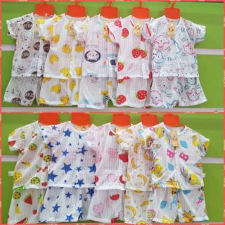 COMBO 5 BỘ COTTON GIẤY CHO BÉ