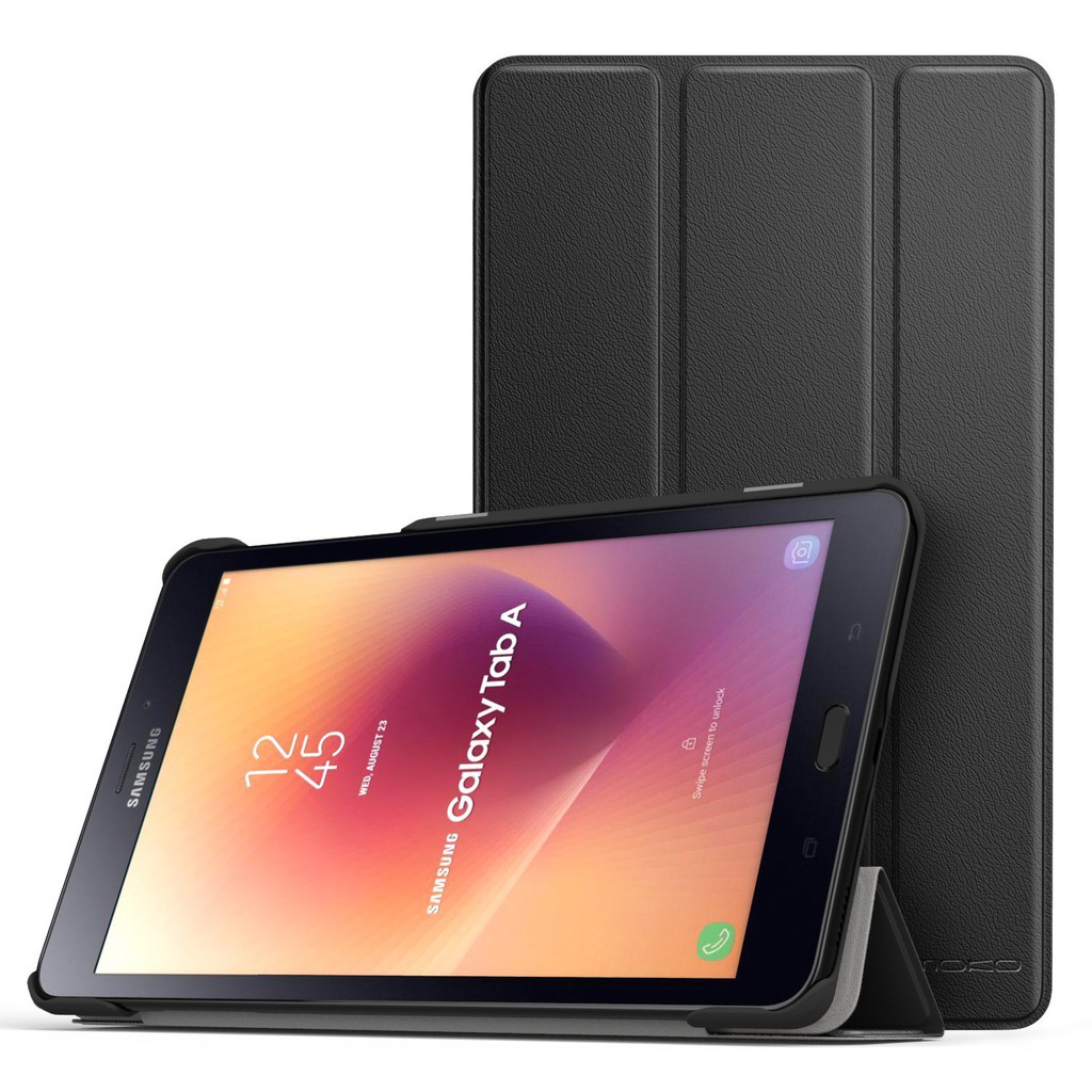 Bao da máy tính bảng thiết kế mỏng có đế lật tiện lợi dành cho Samsung Galaxy Tab A 8.0  2017