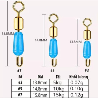Khóa link số 9 mani câu đài size S,M,L