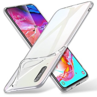 Ốp dẻo trong suốt cho Samsung Galaxy A70 (Hàng loại A)