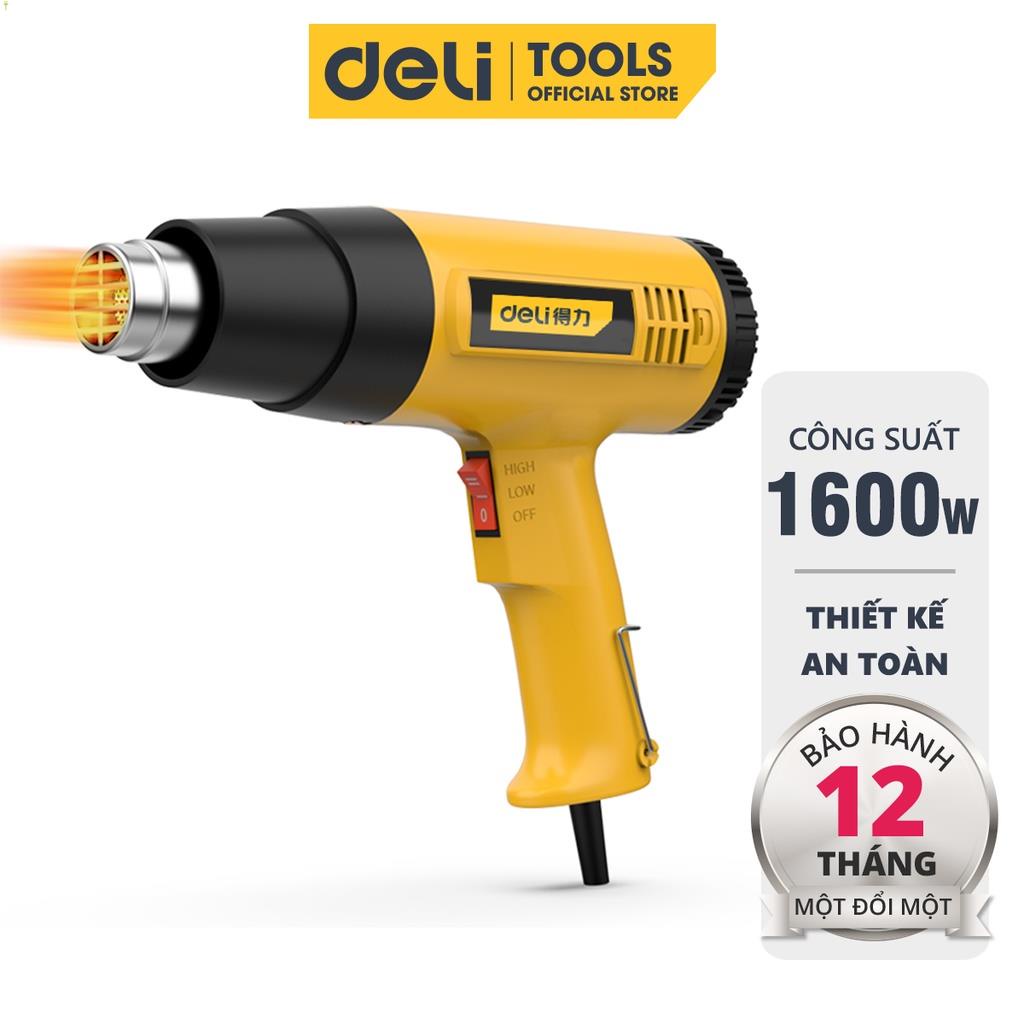 Máy Khò Hơi Nóng Deli Cao Cấp Công Suất Cao 1600W - Co Màng Cơ Đóng Gói Hàng Hóa - Dễ Dàng Và An Toàn Sử Dụng - DL5200 .