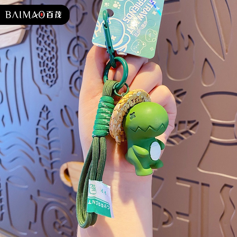 Móc Khóa Hình Khủng Long Hoạt Hình Đáng Yêu