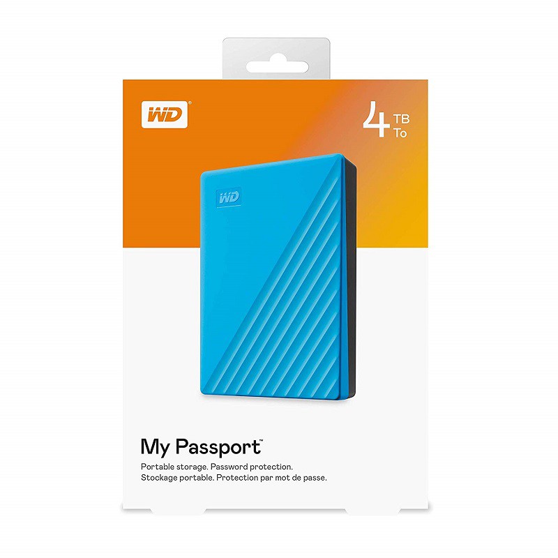 Ổ cứng HDD Western Digital My Passport 4Tb 2.5'' (Mẫu mới 2019)