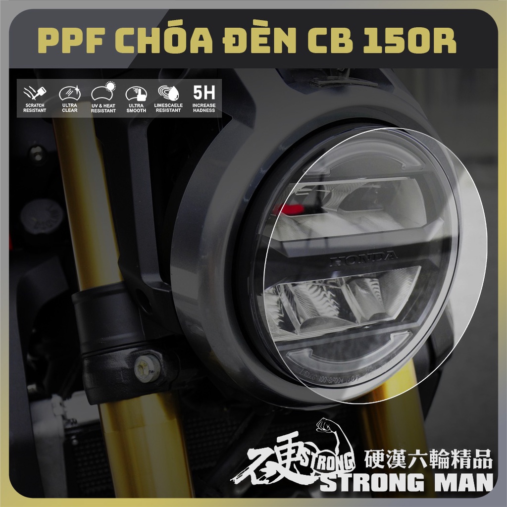PPF dán chóa đèn HONDA CB 150R  chống trầy xước chóa đèn cb 150r