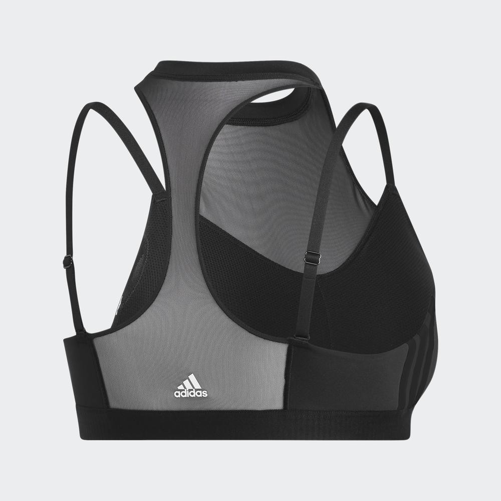 [Mã WABRD7 giảm 150K đơn 1 Triệu] Áo Ngực Thể Thao adidas TRAINING Nữ All Me 3 Sọc Mesh Màu Đen FT3153